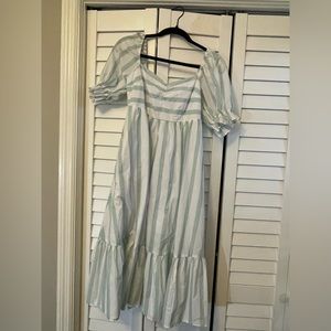 COPY - Abercrombie striped maxi dress
